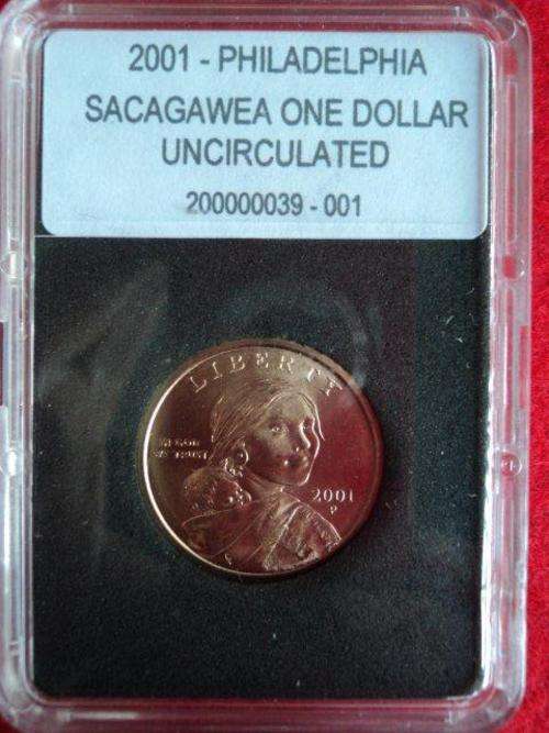2001 - PHILADELPHIA SACAGAWEA - ONE DOLLAR - UNCIRCULATED.