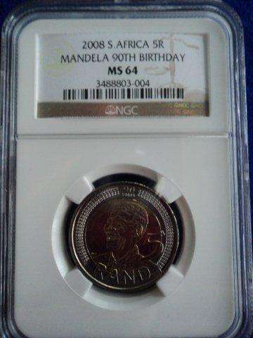 MS 64 Mandela 90th Birthday R5.