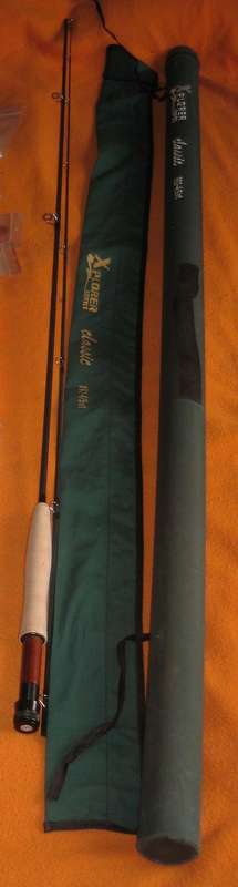 fly fishing rod explorer classic 2 piece 4/5 wt brand new still in plastic