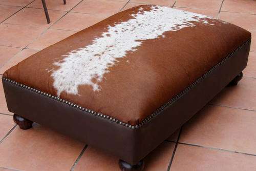 Nguni Ottoman - Red & White (Free Shipping)
