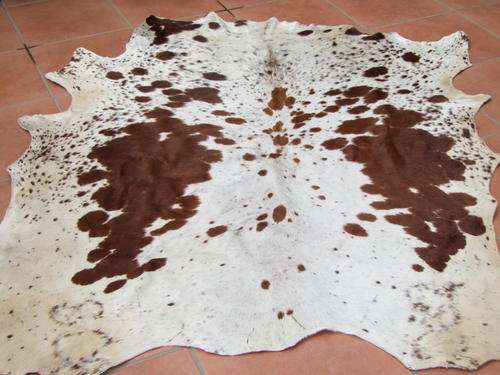 NGUNI HIDE : RED / WHITE / DARK BROWN (Nr 9)