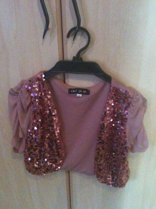 STUNNING PINK SEQUIN SHAWL!!