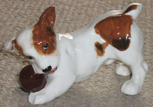 ROYAL DOULTON  DOG WITH BALL