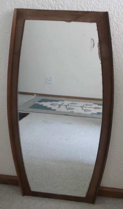 VINTAGE 1950s / 60s SCANDINAVIAN DESIGN MIRROR