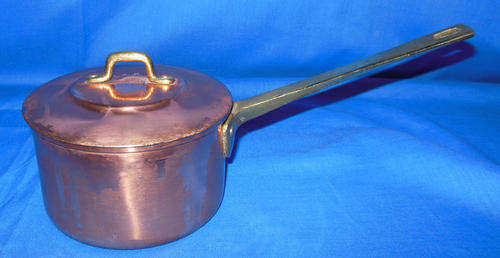 COPPER POT WITH LID