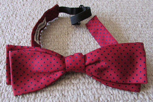 BOW TIE - RED - SILK