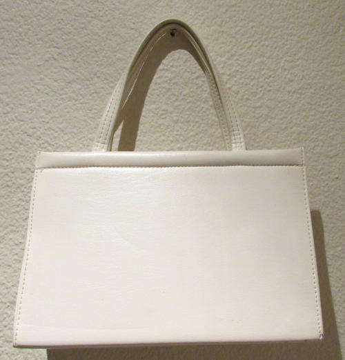 VINTAGE 1960s  (LEATHER ?) HANDBAG