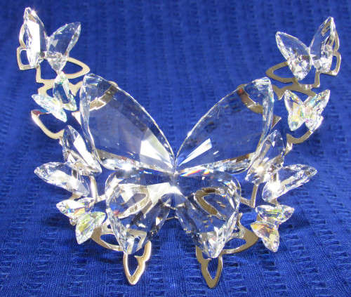 SWAROVSKI BUTTERFLY CRYSTAL AURORE BOREALIS