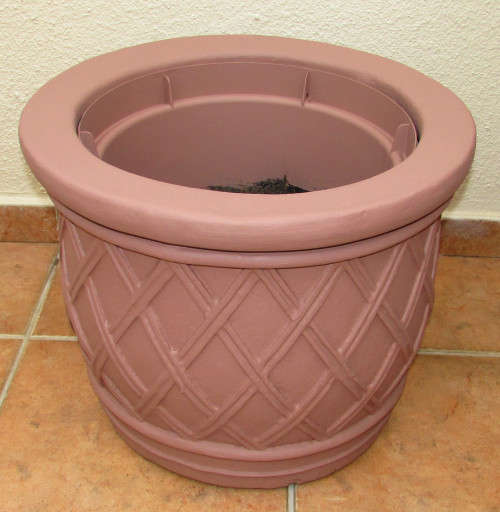 PLANT POT  #6 -  43cm high - FRESHLY PAINTED
