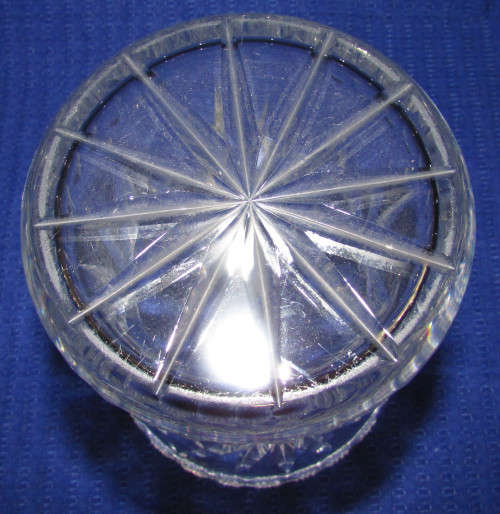 CRYSTAL CUT GLASS VASE
