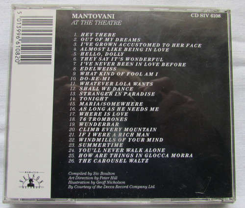 MANTOVANI - AT THE THEATRE