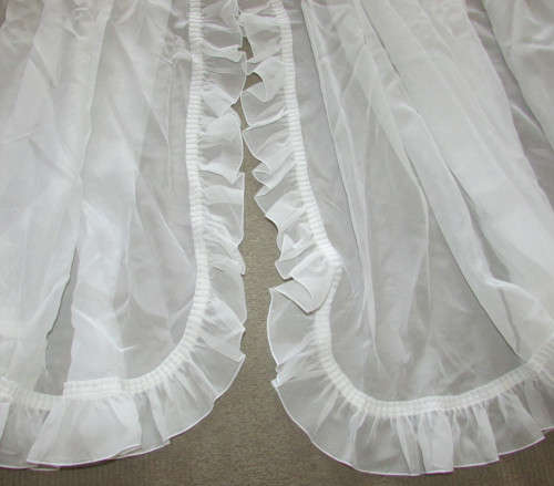 NET  CURTAINS  - 98cm long - Nice for Kitchen or Bathroom