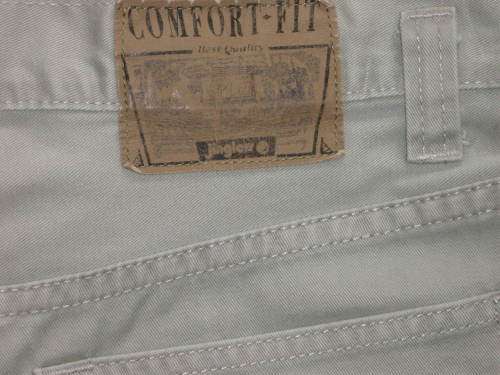 MEN'S BEIGE JEANS-STYLE SHORTS - AS NEW