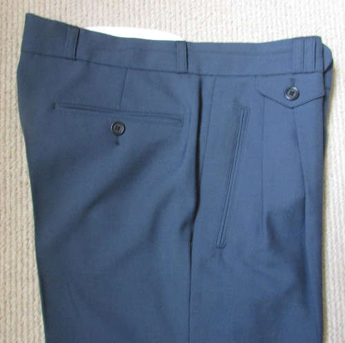 Blue Lightweight Trousers -  New Wool - New