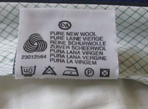Blue Lightweight Trousers -  New Wool - New