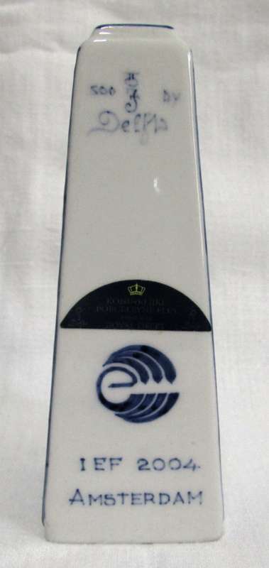 Royal Delft Souvenir for International Energy Forum 2004 Amsterdam