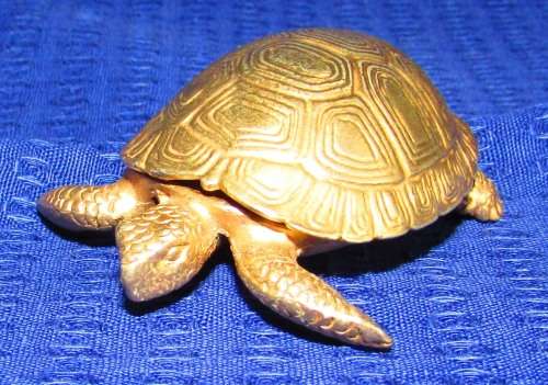 SMALL BRASS TURTLE
