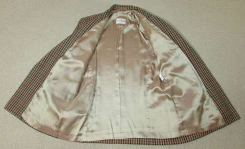 BEAUTIFUL CHECKED DOUBLEBREASTED WOOL JACKET - GERMAN MAKE