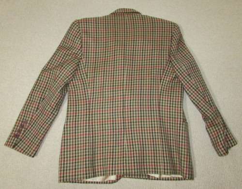 BEAUTIFUL CHECKED DOUBLEBREASTED WOOL JACKET - GERMAN MAKE