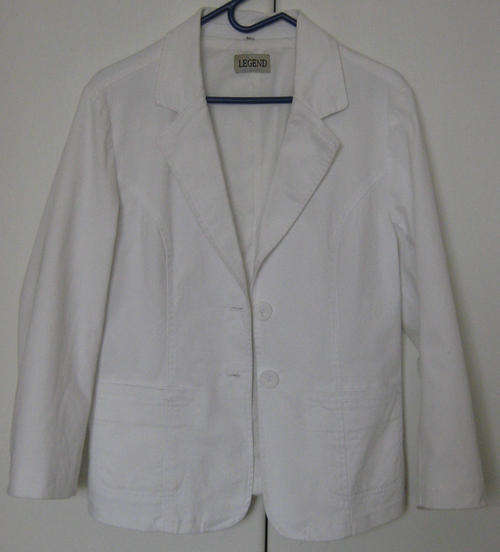 DENIM JACKET - WHITE