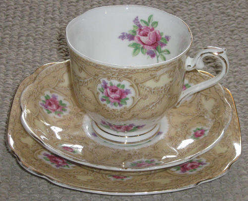 ROYAL ALBERT  "DEVONSHIRE LACE"  TRIO - 5 AVAILABLE