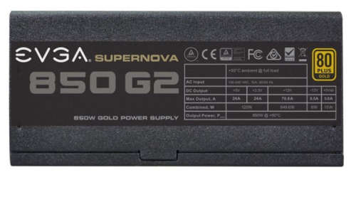 EVGA SuperNOVA 850 G2 850W 80 Plus Gold Certified Fully Modular Desktop Power Supply