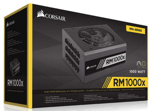 Corsair RMx Series RM1000X '80+ Gold' 1000W Fully Modular Power Supply