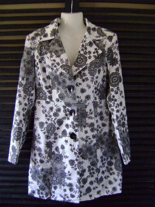 Black and White Autumn Jacket
