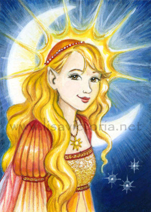 ***BEAUTIFUL**** PORCELAIN SUN FAIRY - A MUST SEE!!!