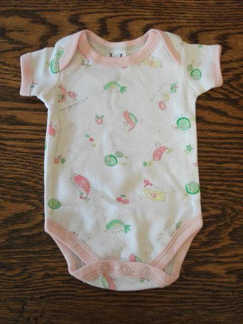 *As New* Printed Vest for Newborn Girl