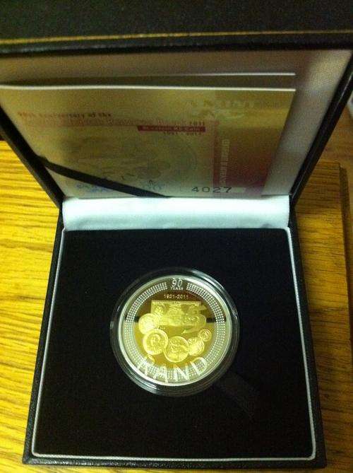 90th Anniversary of the SARB 2011 (Bi-color R5 Coin)