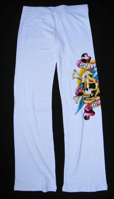 Ed Hardy "Death or Glory" womens sweat pants