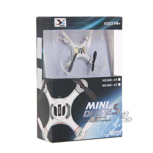 Mini Explorers RC Quadcopter 4CH 2.4GHz 6-Axis Gyro LED Drone 3D Fly