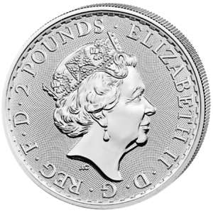 Brittania Silver Coin 1 oz of 999 fine silver