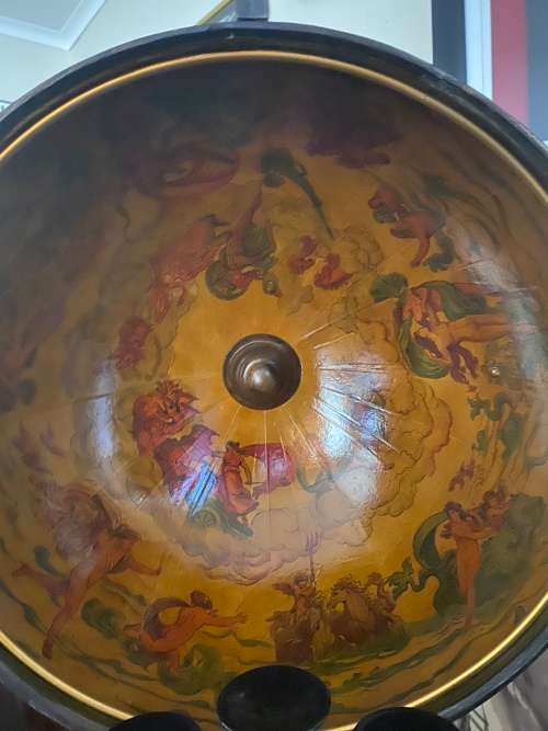 Vintage Mahogany Globe Cocktail Cabinet