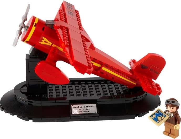 NEW SEALED IN BOX Lego Amelia Earhart Tribute GWP [2021] (vintage aircraft)