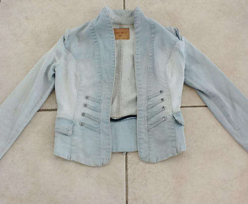 Military Style Denim Jacket