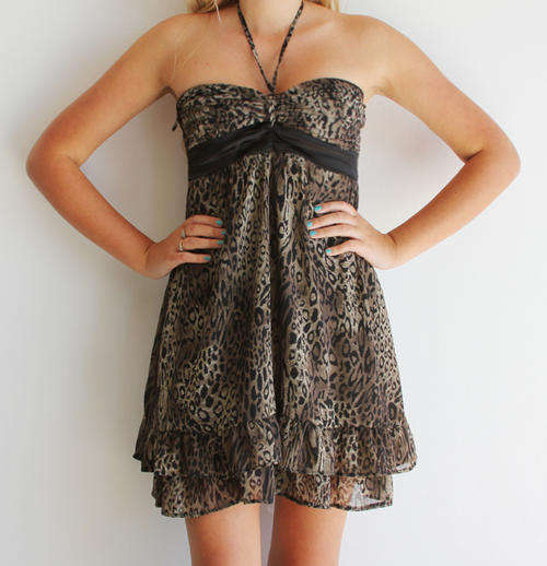 Stunning Animal Print Dress