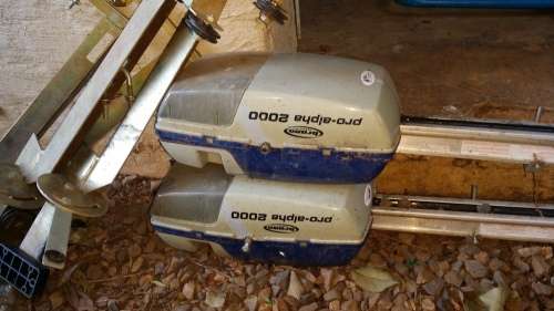 Electronic garage door motors. Alpha 2000 make.