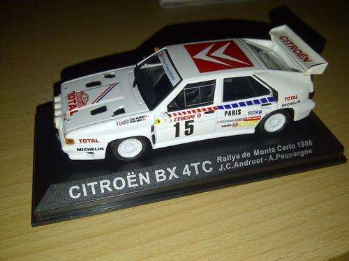 RALLY CAR COLLECTION 1:43 : CITROEN BX 4TC RALLYE DE MONTE CARLO 1986