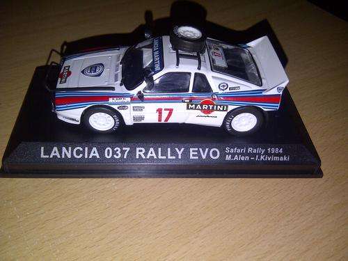 RALLY CAR COLLECTION 1:43: LANCIA 037 RALLY EVO SAFARI RALLY 1984