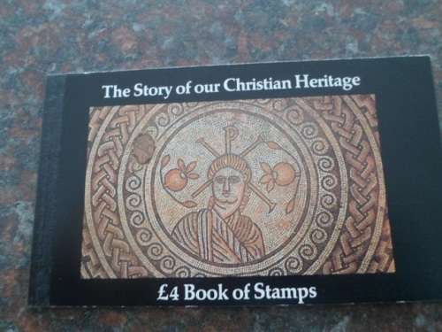 GREAT BRITAIN QE 11 UNMOUNTED MINT BOOKLET THE STORY OF OUR  CHRISTAIN HERITAGE SEE PICS!!!!!
