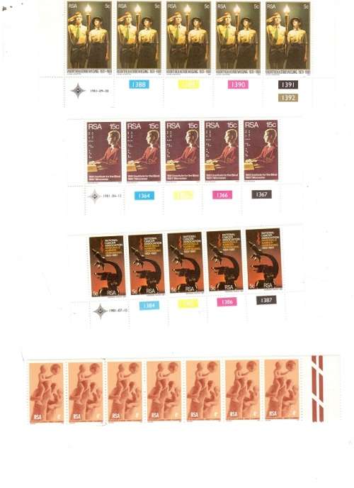 RSA MNT STAMPS SEE PICS!!!