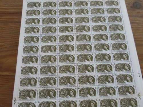 GREAT BRITAIN 4 X CONTROL BLOCKS OF 120 MINT STAMPS EACH BARGAIN LOT SEE PICS!!!