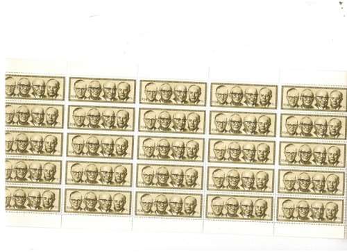 RSA CONTROL BLOCKS 4 X 25 MINT STAMPS EACH SEE PICS!!!!