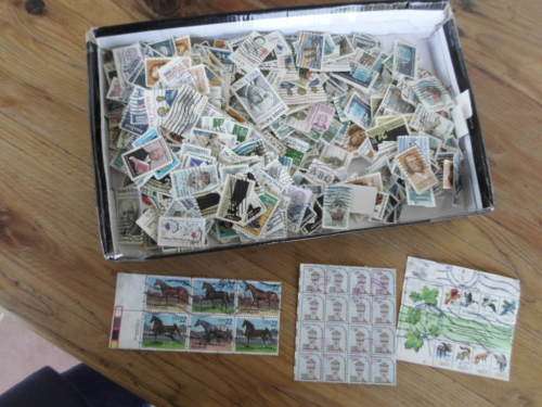 1000 X  UNITED STATES OF AMERICA USED STAMPS OFF PAPER SEE PICS!!!