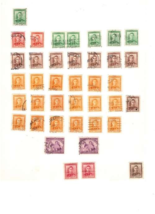 NEW ZEALAND USED STAMPS SOME FROM 1940 SEE PICS!!!