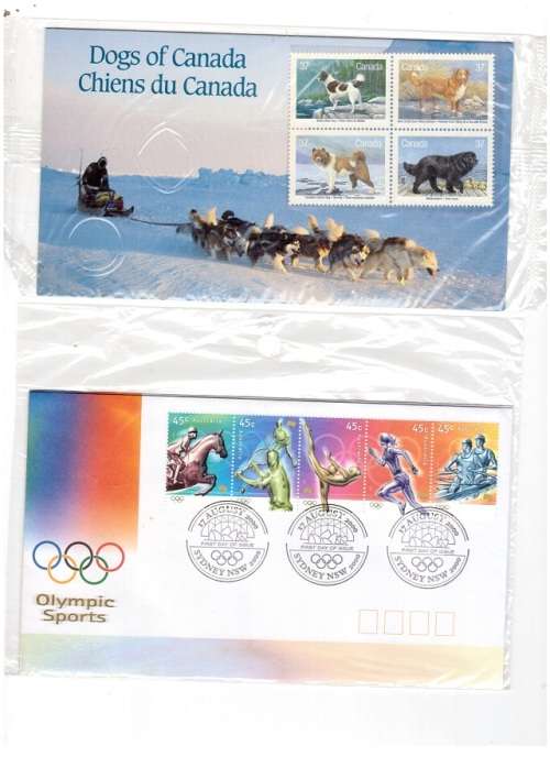 1 X CANADA AND 1 AUSTRALIA FIRST DAY COVERS MINT CONDITION SEE PICKS