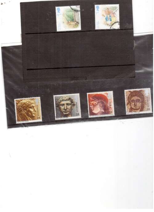 GREAT BRITIAN MINT SET OF 4 PLUS 2 X USED STAMPS SEE PICS!!!!