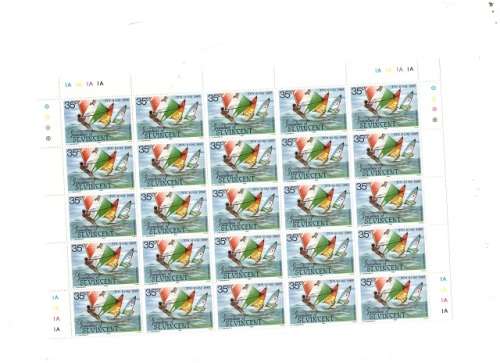 ST VINCENT 3 X 25 CONTROL BLOCKS MINT SEE PICS!!!!